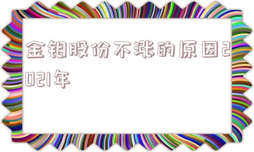 金钼股份不涨的原因2021年