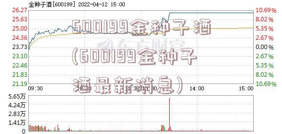 600199金种子酒(600199金种子酒最新消息)