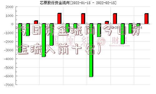 今日资金流向(今日资金流入前十名)