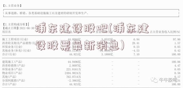 浦东建设股吧