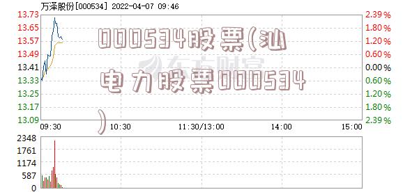 000534股票(汕电力股票000534)