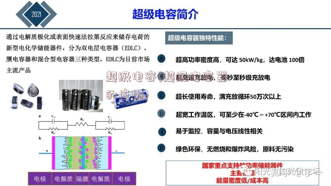 超级电容(超级电容器的应用)