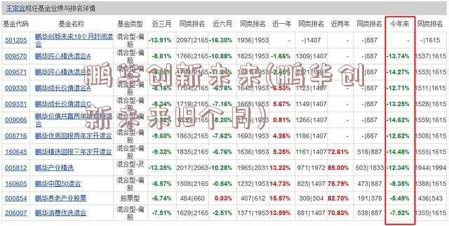 鹏华创新未来(鹏华创新未来18个月)