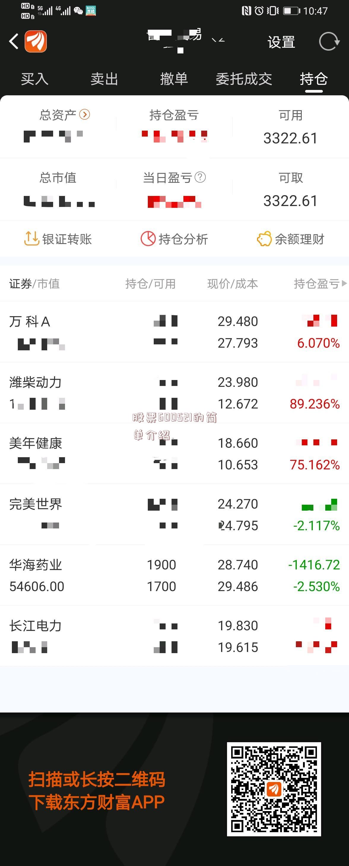 股票600521的简单介绍