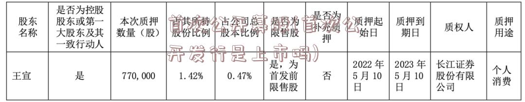 首次公开募股(首次公开发行是上市吗)