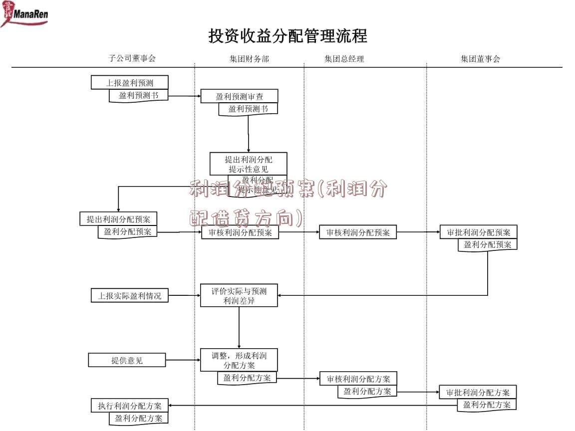 利润分配预案(利润分配借贷方向)