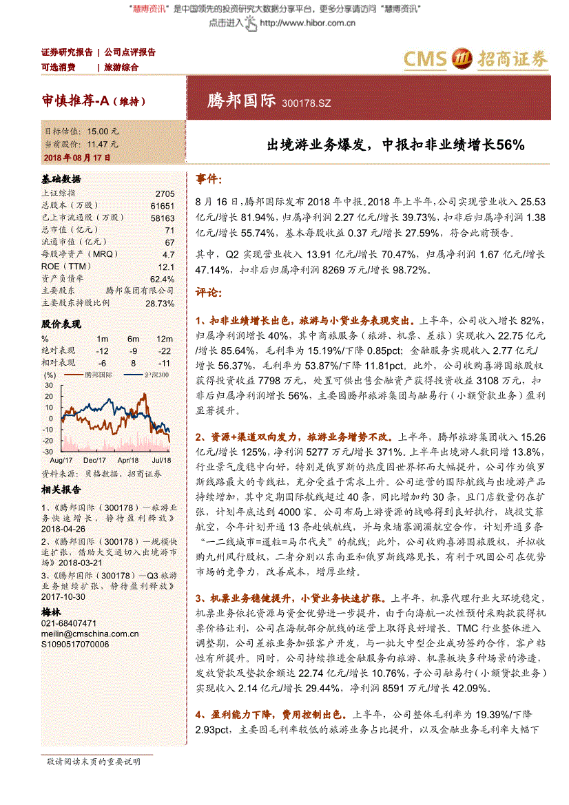 包含300178腾邦国际的词条