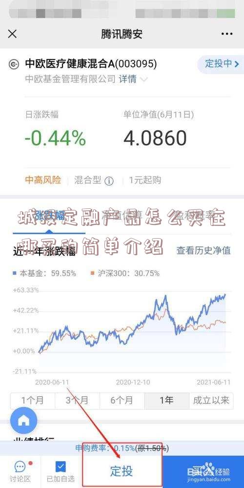 城投定融产品怎么买在哪买的简单介绍