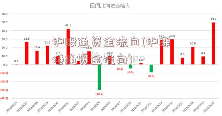 沪股通资金流向(沪深港通资金流向)