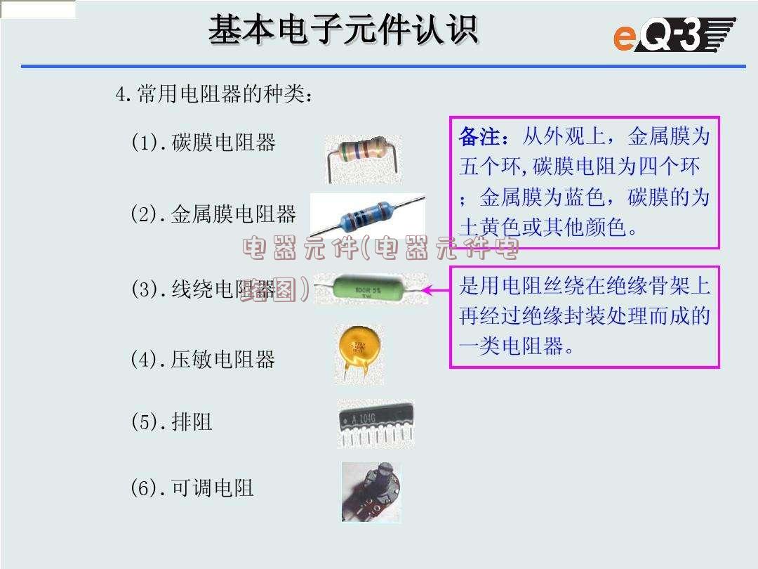 电器元件(电器元件电路图)