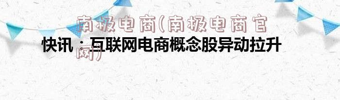 南极电商(南极电商官网)