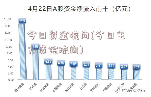 今日资金流向(今日主力资金流向)