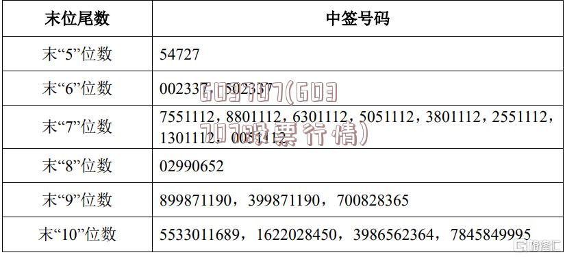 603707(603707股票行情)