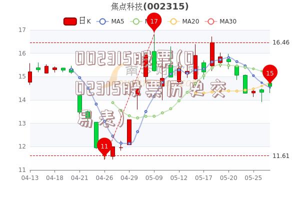 002315股票(002315股票历史交易表)