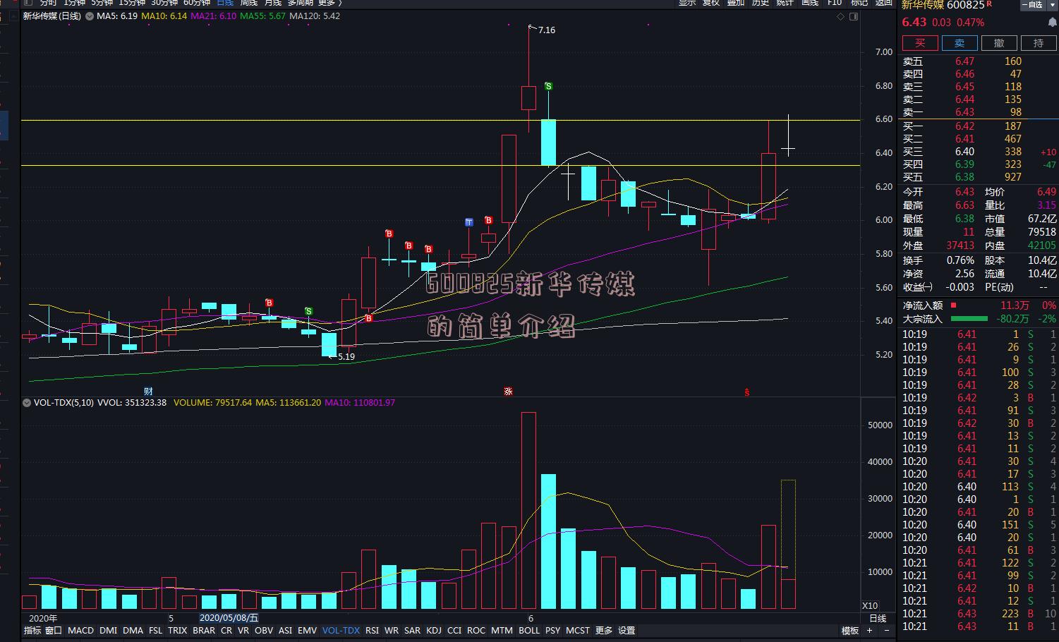 600825新华传媒的简单介绍