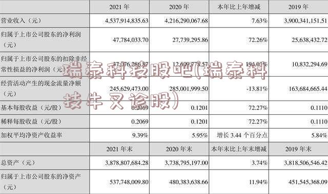 瑞泰科技股吧(瑞泰科技牛叉诊股)