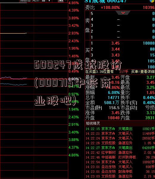 600247成城股份(000715中兴商业股吧)