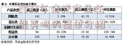 2022年信托产品还能买吗的简单介绍