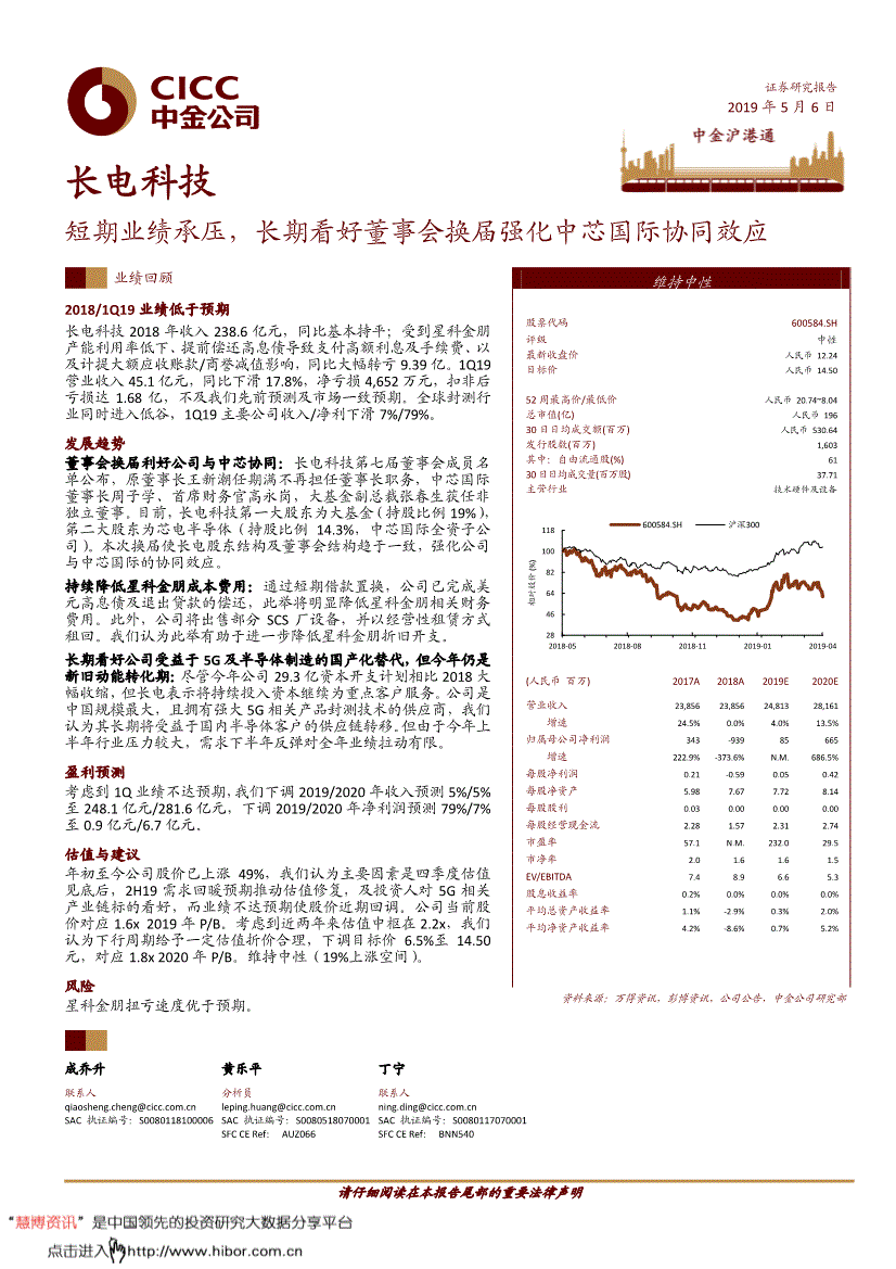 600584长电科技(002185华天科技股吧)