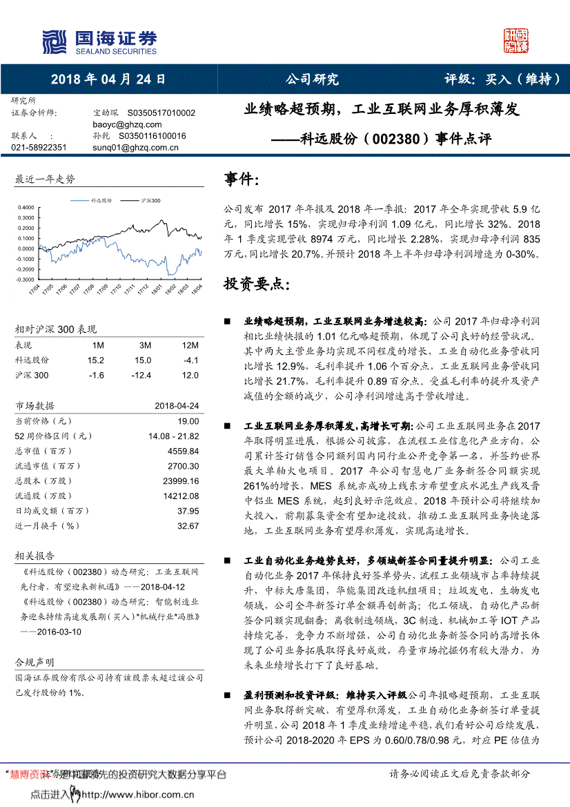 科远股份股票(科远智慧股票最新消息)