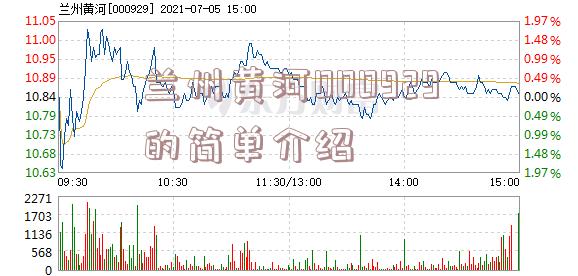 兰州黄河000929的简单介绍