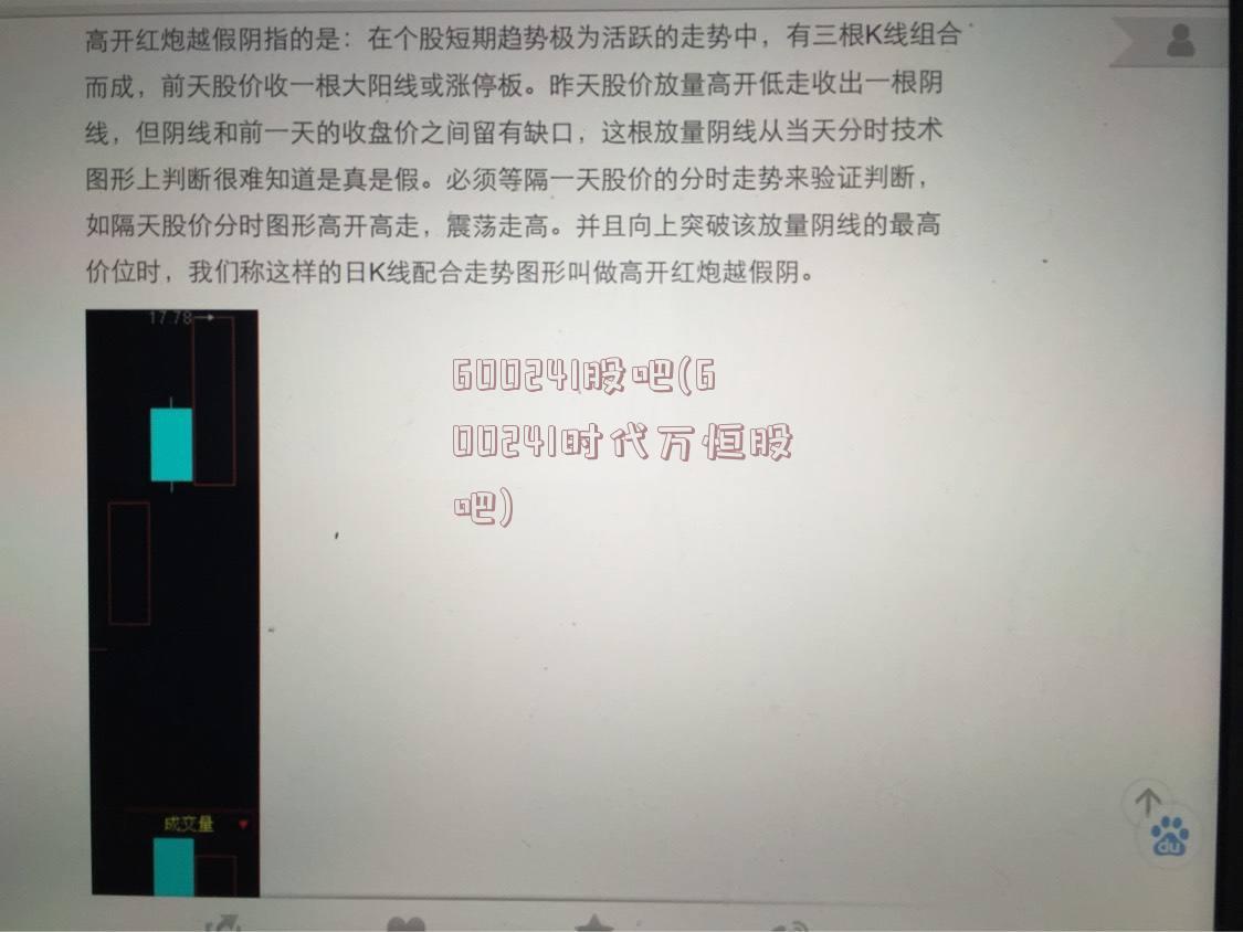600241股吧(600241时代万恒股吧)
