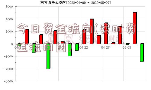 今日资金流向(实时资金流向图)