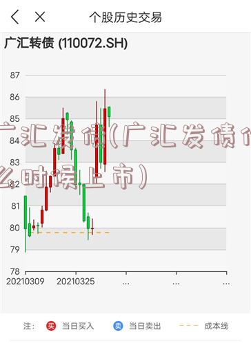 广汇发债(广汇发债什么时候上市)