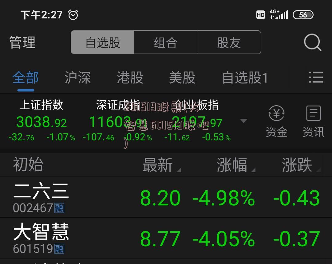 601519股票(大智慧601519股吧)