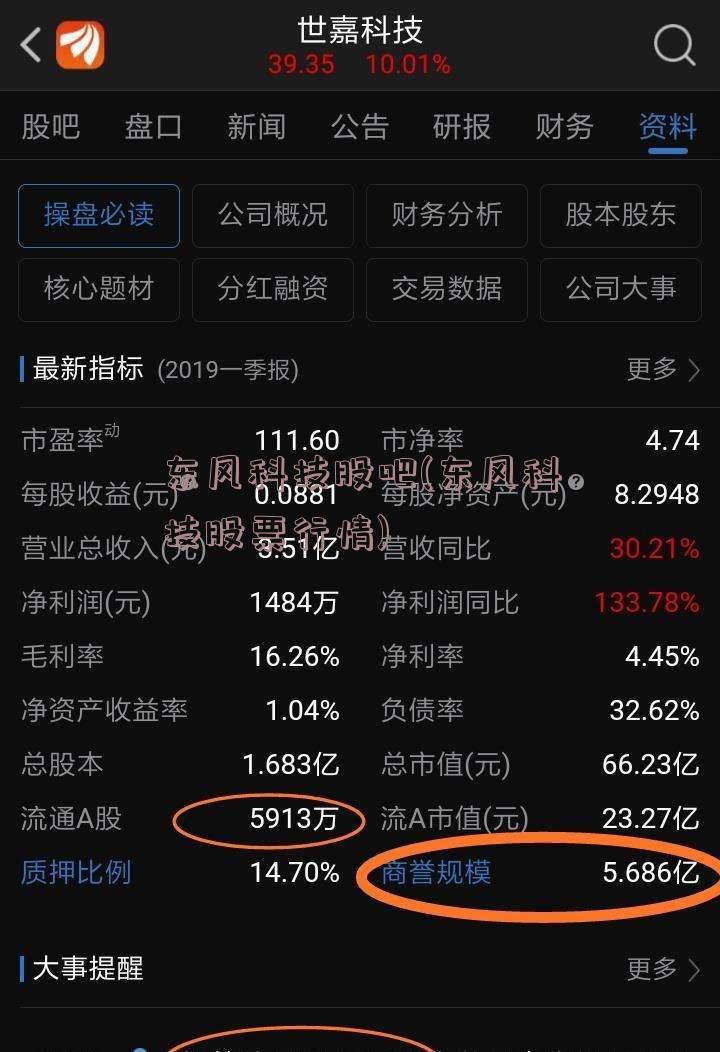 东风科技股吧(东风科技股票行情)