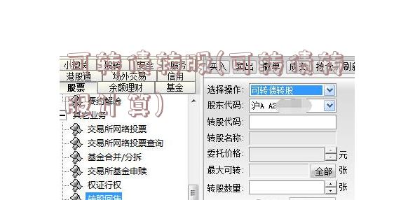 可转债转股(可转债转股计算)