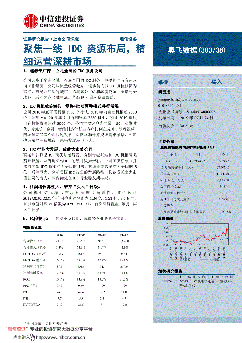 奥飞数据(中国大数据公司排名)