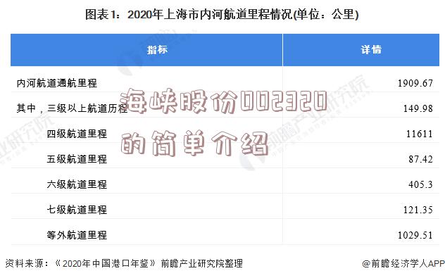 海峡股份002320的简单介绍