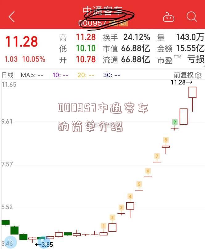 000957中通客车的简单介绍