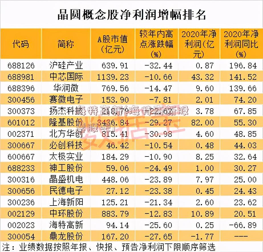 海特高新(海特高新股票股吧)