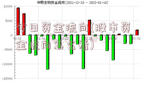 今日资金流向(股市资金流向怎么看)