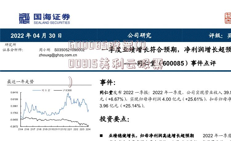 600085股票(000815美利云股票)