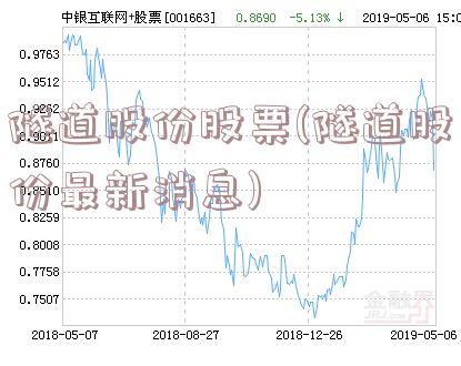 隧道股份股票(隧道股份最新消息)