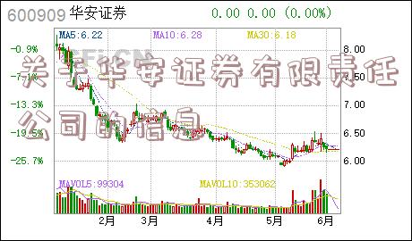 关于华安证券有限责任公司的信息