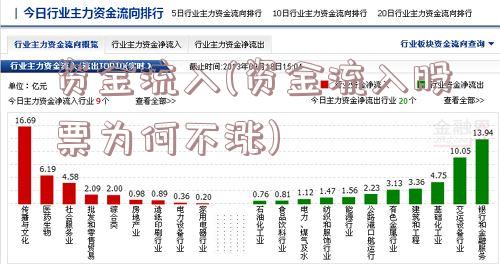 资金流入(资金流入股票为何不涨)