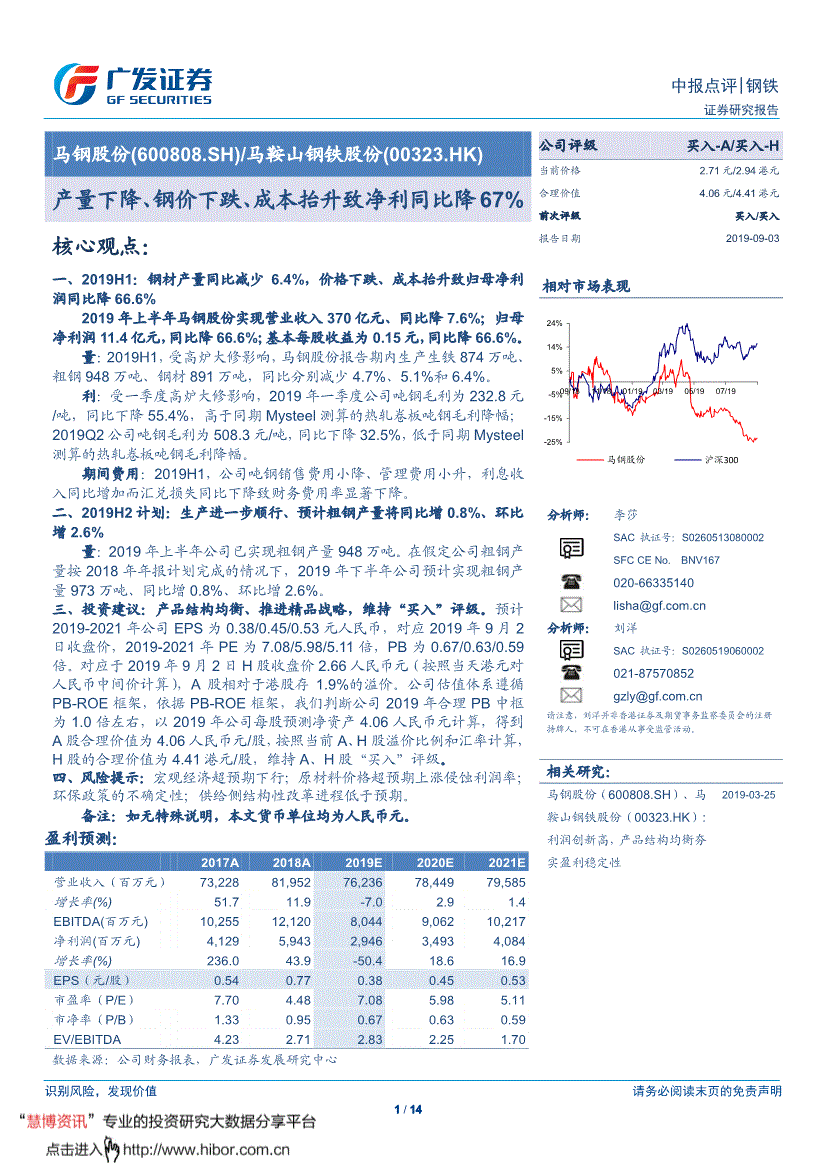 马钢股份600808(马钢股份什么时候分红2022)