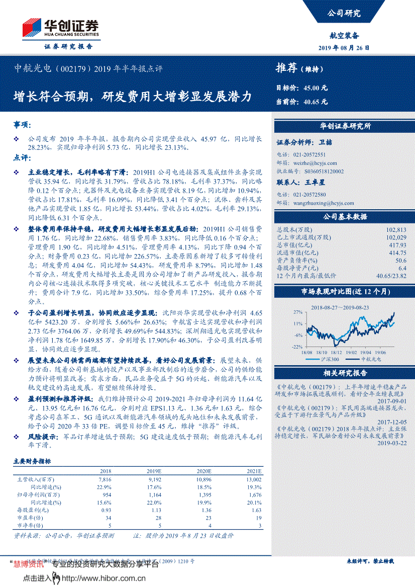 中航光电002179(中航光电002179历史交易所)