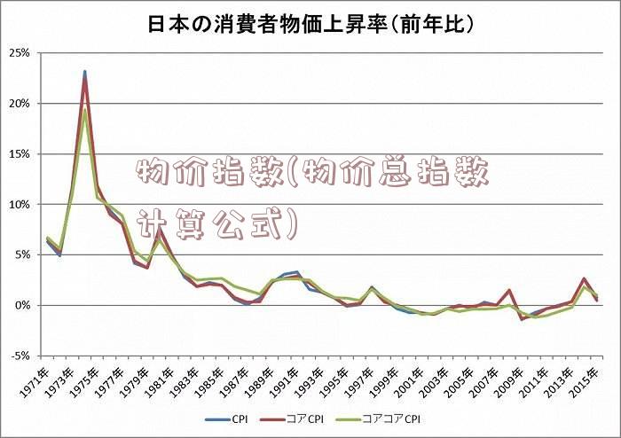 物价指数(物价总指数计算公式)