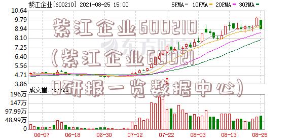 紫江企业600210(紫江企业600210研报一览数据中心)