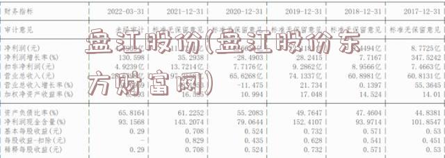 盘江股份(盘江股份东方财富网)