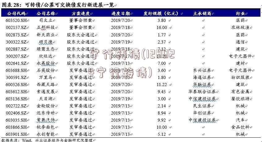 宁行转债(128024宁行转债)