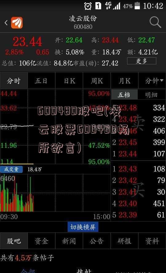 600480股吧(凌云股票600480畅所欲言)