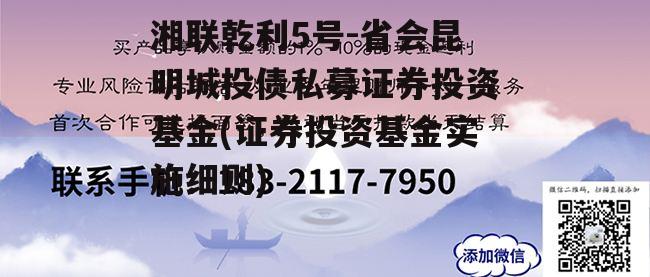 湘联乾利5号-省会昆明城投债私募证券投资基金(证券投资基金实施细则)