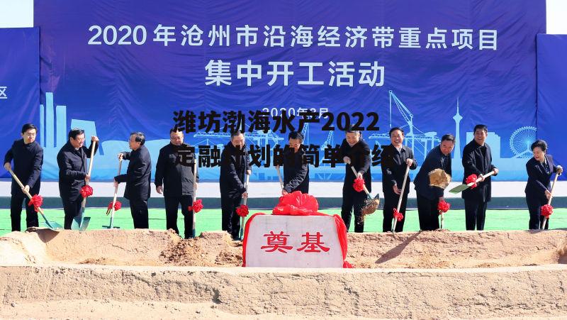 潍坊渤海水产2022定融计划的简单介绍