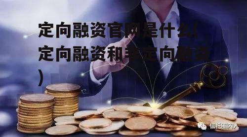 定向融资官网是什么(定向融资和非定向融资)